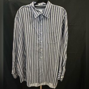 Peter Miller Men's Striped Button-Up Shirt